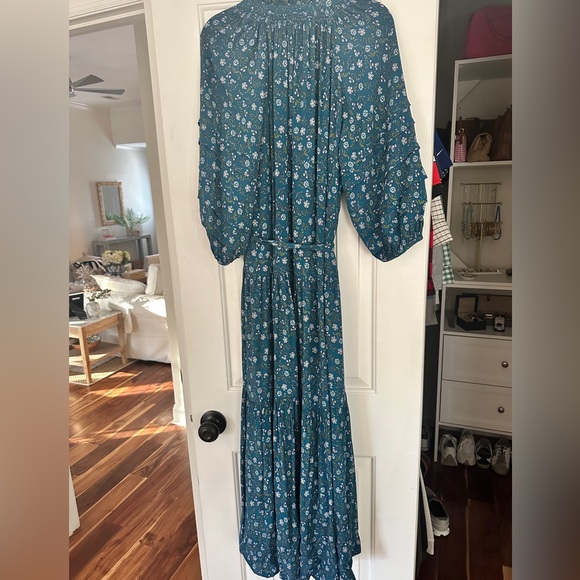 Blue floral maxi dress - never worn - tags still attached - Picture 6 of 6
